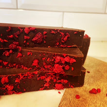 Load image into Gallery viewer, Raspberry Dark Chocolate Fudge
